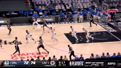 【2021年06月07日 独行侠vs快船集锦】手感无解强势单打 东契奇直面莱昂纳德中投得手