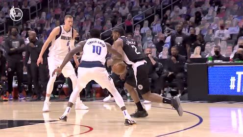 【2021年06月07日 独行侠vs快船集锦】没有感情的投篮机器 莱昂纳德干拔迎射哈达威手起刀落