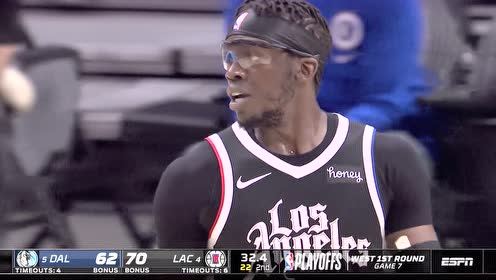 【2021年06月07日 独行侠vs快船集锦】弧顶发炮正中靶心 杰克逊大号三分出手命中