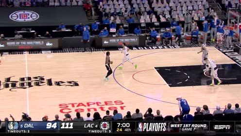 【2021年06月07日 独行侠vs快船集锦】双星连线轰炸篮筐 莱昂纳德助攻泡椒外线三分命中