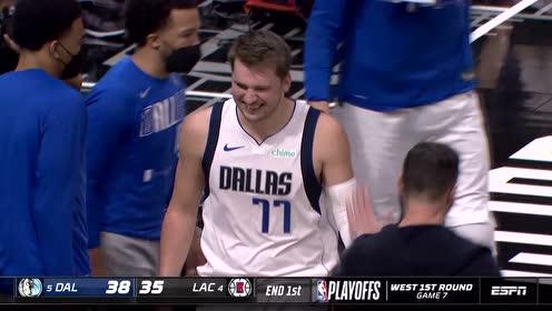 【2021年06月07日 独行侠vs快船集锦】独行侠集锦：东契奇暴走全场砍下46+7+14难救主