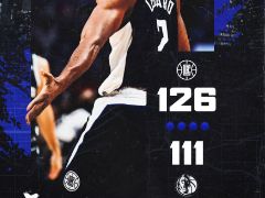 江湖再无晨船！快船抢七战胜独行侠 将于爵士会师西部半决赛