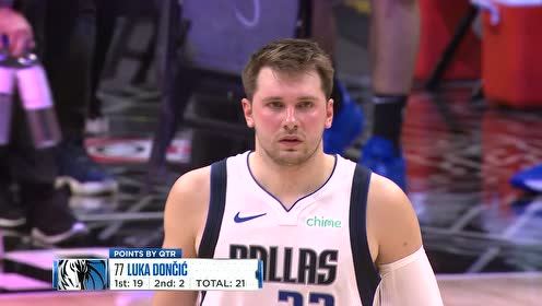 【2021年06月07日】独行侠vs快船第2节英文原声回放