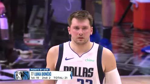 【2021年06月07日】独行侠vs快船英文原声全场回放