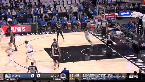 【2021年06月07日 独行侠vs快船集锦】开场妙传撕裂防线 东契奇连线哈达威先拔头筹