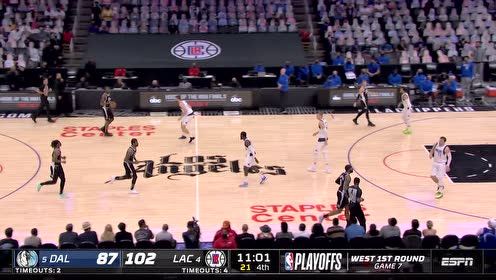 【2021年06月07日 独行侠vs快船集锦】关键时刻毫不手软 莱昂纳德突破碾压挑篮命中