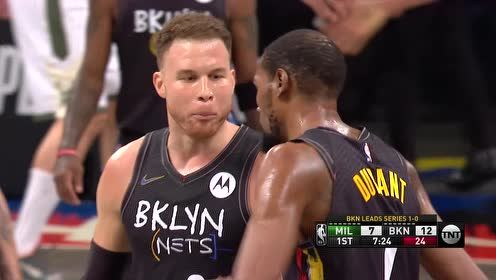 【2021年06月08日 雄鹿vs篮网集锦】雄鹿86-125篮网 杜兰特欧文合砍54分三节定胜负