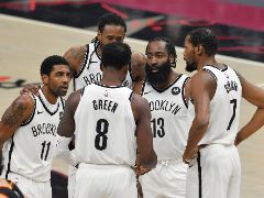 手感火热！篮网全队命中21记三分创造队史季后赛单场三分纪录