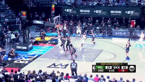 【2021年06月08日 雄鹿vs篮网集锦】还是我自己来吧 字母哥侵略性十足一条龙强杀篮下