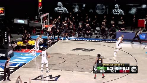 【2021年06月08日 雄鹿vs篮网集锦】永远都能回应 霍勒迪外线三分杜兰特毫不留情飚中三分