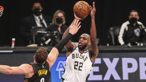 【2021年06月08日 雄鹿vs篮网集锦】米德尔顿vs篮网集锦 17+5手感恢复命中3记3分