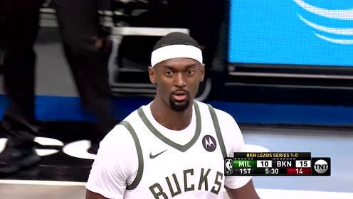 【2021年06月08日】雄鹿vs篮网第1节 中文解说回放