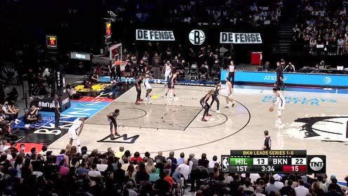 【2021年06月08日 雄鹿vs篮网集锦】直接把你打穿 哈里斯沙梅特外线甩狙连中三分