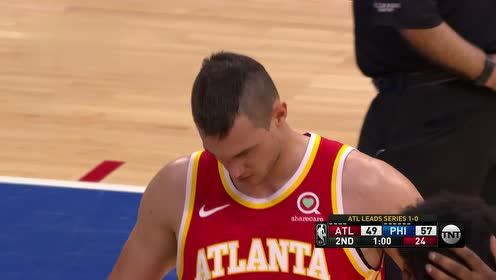 【2021年06月09日 老鹰vs76人集锦】火药味儿十足！恩比德加里纳利爆发冲突各吃一T