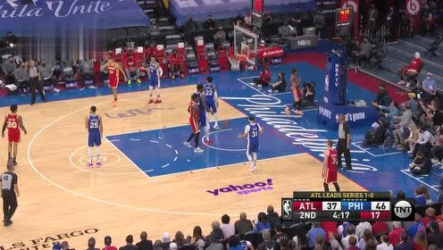 【2021年06月09日 老鹰vs76人集锦】就是这么不讲道理 特雷杨强行超车抛投命中打成2+1