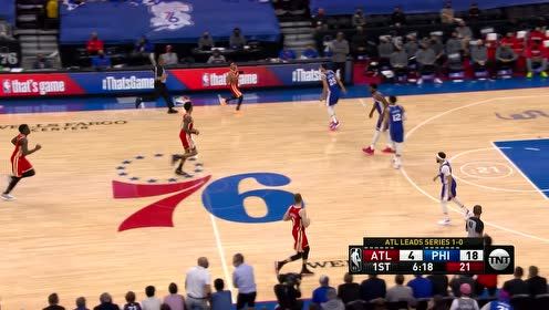 【2021年06月09日 老鹰vs76人集锦】飘逸写意行云流水 塞斯库里直杀篮下回头望月