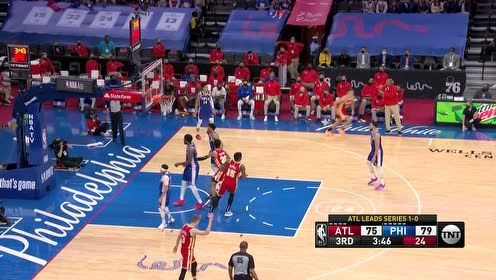 【2021年06月09日 老鹰vs76人集锦】弹道无需修正 博格达诺维奇底角三分一箭穿心