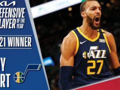 恭喜戈贝尔当选2020-21赛季最佳防守球员！
