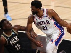 NBA精彩图片：76人104-99战胜老鹰