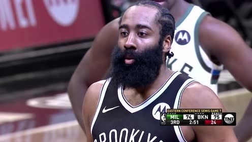 【2021年06月20日】雄鹿vs篮网第3节英文原声回放