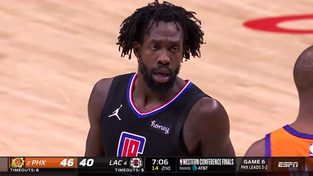 【2021年07月01日】太阳vs快船第2节英文原声回放