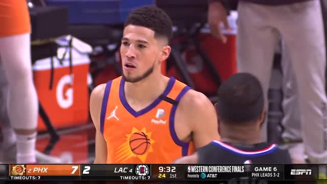 【2021年07月01日】太阳vs快船第1节英文原声回放