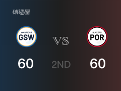 NBA季前赛：半场结束，开拓者以60-60战平勇士，利拉德19+4+2