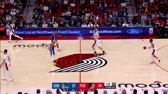 【2021年10月05日 勇士vs开拓者集锦】普尔强投三分依旧命中 利拉德以牙还牙手起刀落