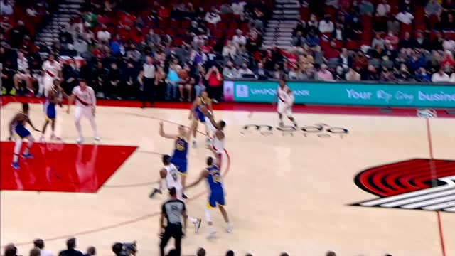 【2021年10月05日 勇士vs开拓者集锦】两大核心正面较量！利拉德三分命中库里完成回应