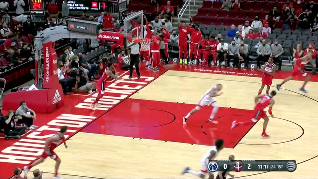 【2021年10月06日 奇才vs火箭集锦】狙击手已就位 波特底角三分一箭穿心