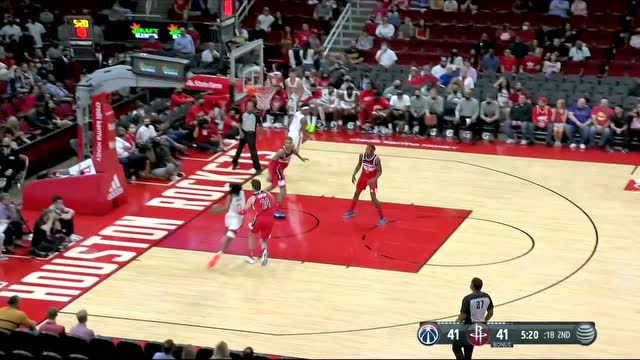 【2021年10月06日 奇才vs火箭集锦】这就是榜眼的实力！格林暴扣+漂移中投连拿4分