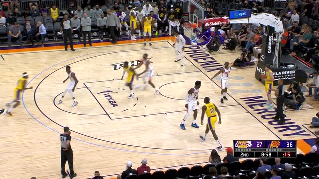 【2021年10月07日】NBA季前赛：湖人vs太阳第2节中文解说回放