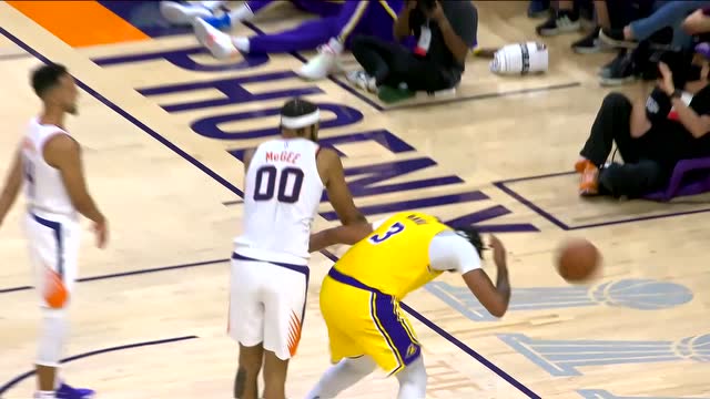 【2021年10月07日 湖人vs太阳集锦】老队友就是默契足 隆多妙传浓眉空接上篮