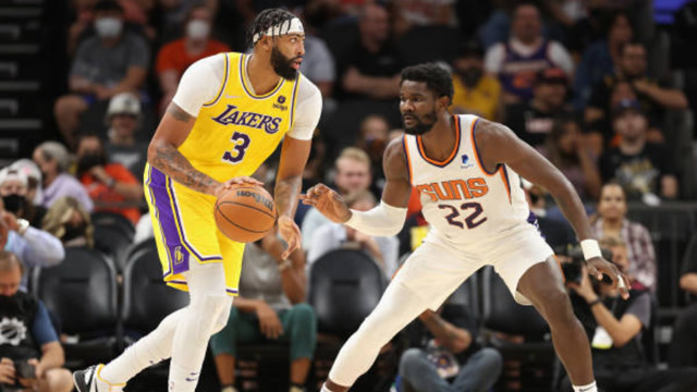 【2021年10月07日 湖人vs太阳集锦】浓眉vs太阳集锦 14+8美如画翻身跳投迎射艾顿