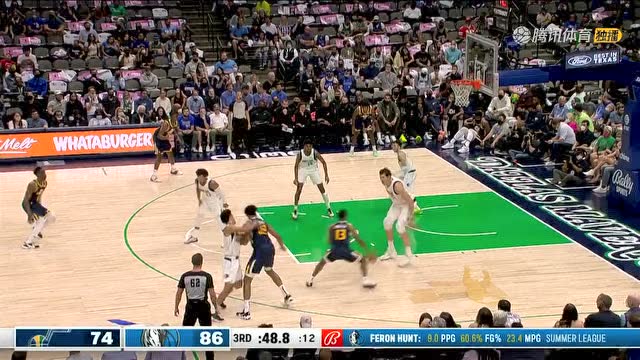 【2021年10月07日 爵士vs独行侠集锦】投篮不中也没有关系！亨特逆天补扣神兵天降