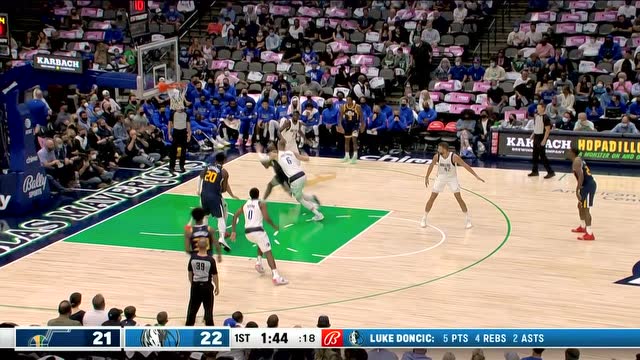 【2021年10月07日 爵士vs独行侠集锦】巴特勒vs独行侠集锦 爵士新星发挥出色 砍下全场最高22分