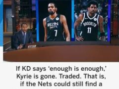 A-史密斯：如果KD受够了 欧文就将卷铺盖走人