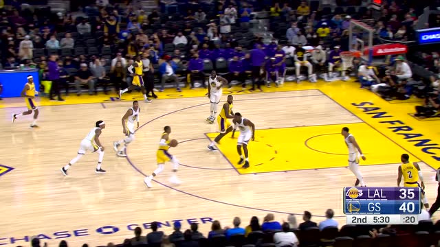 【2021年10月09日 湖人vs勇士集锦】威少小乔丹首次暴扣连线上演 普尔后撤步三分惊艳命中