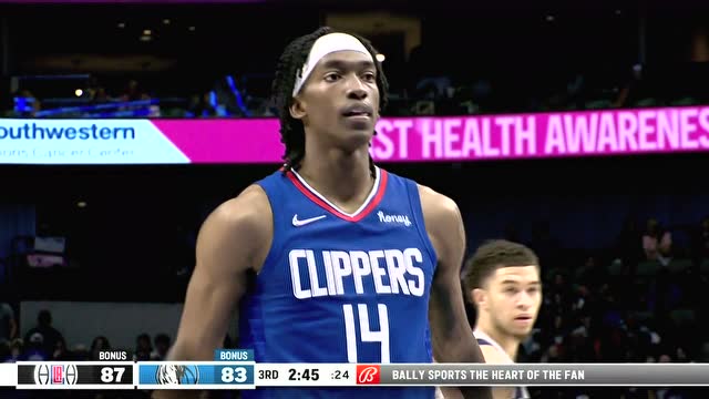 【2021年10月09日】NBA季前赛：快船vs独行侠第3节中文解说回放