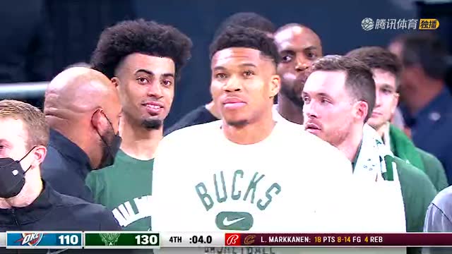 【2021年10月11日 雷霆vs雄鹿集锦】雷霆vs雄鹿精华回放 雄鹿8人得分上双大胜雷霆