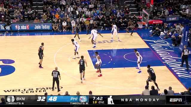 【2021年10月12日 篮网vs76人集锦】篮网104-115费城 杜兰特哈登合砍44分