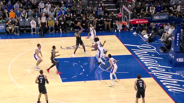 【2021年10月12日 篮网vs76人集锦】篮网vs费城精华回放 杜兰特哈登合砍44分