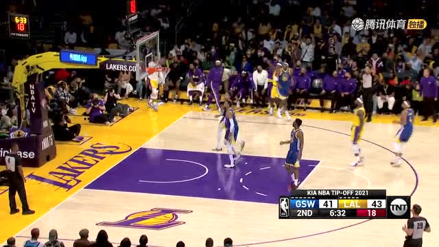 【2021年10月20日 勇士vs湖人集锦】别说我没给机会！维金斯错失追平良机隆多三分蓄力拉大分差