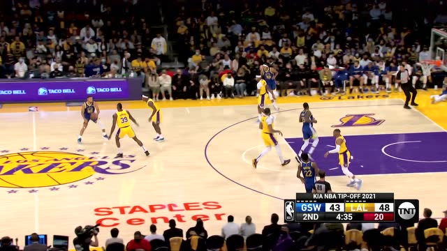 【2021年10月20日 勇士vs湖人集锦】终于等到你！威少直碾篮下左手上进强行开张