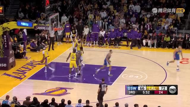 【2021年10月20日 勇士vs湖人集锦】茶水连线！库里回头望月助攻普尔三分命中