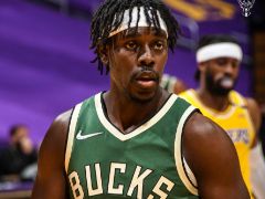 雄鹿官方宣布朱-霍勒迪因右脚跟挫伤退出比赛