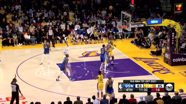 【2021年10月20日 勇士vs湖人集锦】未来可期！普尔超远三分空心入网帮助勇士首次反超比分