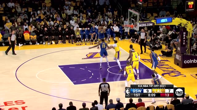 【2021年10月20日 勇士vs湖人集锦】狙击手已就位 维金斯底角三分稳稳命中