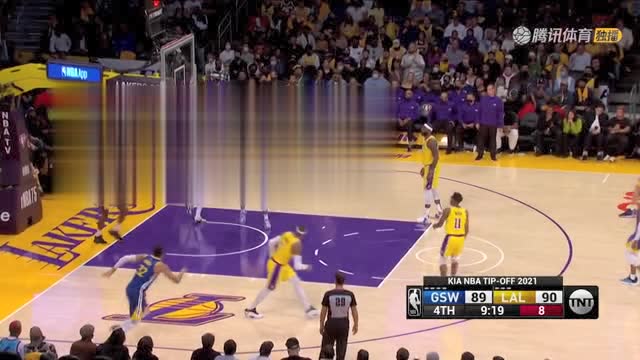 【2021年10月20日 勇士vs湖人集锦】大河弯弯向东流就是这么牛！普尔独闯龙潭高难度上篮打进
