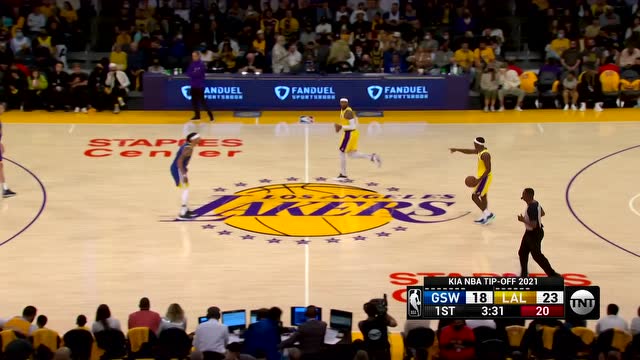 【2021年10月20日 勇士vs湖人集锦】勇士vs湖人五佳球 詹姆斯浓眉连线暴扣